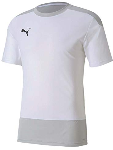 PUMA Homme Teamgoal 23 Training Jersey T Shirt, Puma White-gray Violet, L EU
