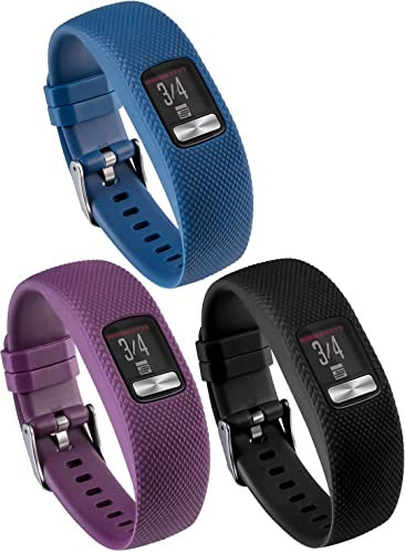 Axcellent Kompatibel mit Garmin Vivofit 4 Bands, Silikon Ersatz Uhrenarmband für Garmin Vivofit 4 Activity Tracker, Sport Buntes Armband für Vivofit 4 Smartwatch Frauen Männer groß klein