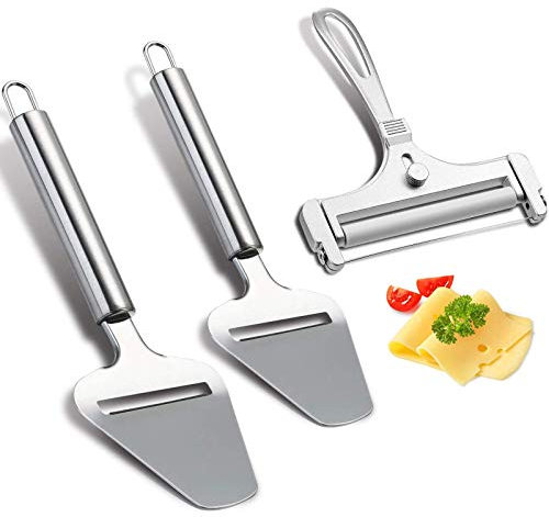 Coltelli da formaggio con manico in legno acciaio inox formaggio affettatrice taglierina (opzione I)