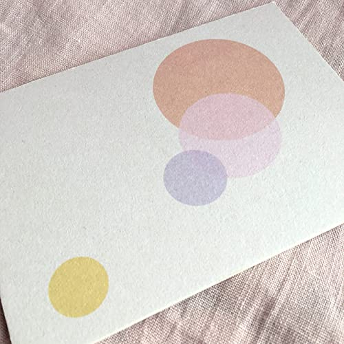 Madam ERLE | Karte No.3 | CIRCLES | schlichte minimalistische Postkarte Geburtstagskarte Dankeskarte
