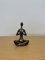 furni24 Wohnaccessoires Deko, Handgefertigt, Dekoartikel, Skulpturen,Statuen (Yoga-Frau in Bronze)