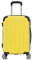 Flexot® Flex-2045 Handgepäck Kabinentrolley Koffer (16 Farben zur Auswahl) Zwillingsrollen Reisekoffer Bordcase Koffer Trolley Hartschale (M, Hell-Gelb)