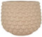 Nordring Pot de Fleur Pino - Pots de Fleurs décoratifs Couleur pour intérieur Style rétro créatif L (16,5 cm ø), sel de mer, Céramique
