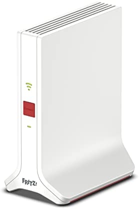 FRITZ!Repeater 3000 Ax Edition International, Ripetitore Wi-Fi 6 Extender Triband Veloce Fino A 4.200 Mbit, S, Mesh, Access Point, 2X Gigabit Lan, Interfaccia In Italiano 20002991, Bianco