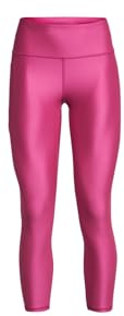 Under Armour Damen Tech High Rise Ankle Leggings, (686) Astro Pink/Schwarz, S