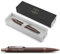Parker IM Monochrome Kugelschreiber mit Gravur | Premium Stift | Geschenkbox | blaue Tinte | personalisiertes Geschenk | Namen | graviert | Kuli | Geburtstag | Geschenkidee (Burgundy)