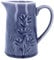 Gisela Graham Blue Meadow Stoneware Jug - Small