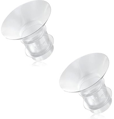 Guegine Flange Inserts for Breast Pump,17mm Silicone Breastpump Flange Insert Breast Pump Parts Compatible with Medela/Spectra/Tsrete/Momcozy S9/S12/S9pro/S12pro, Inner Diameter of Horn Cover 23-30mm