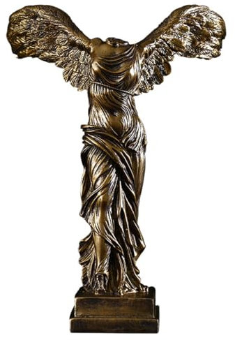 PIGPIGFLY Römische Griechische Göttin, Viktorianische Statue,Deko Figuren,Deko Wohnzimmer, Home Store Dekoration, Moderne Wohnzimmer Ornamente, Polyresin(Gold)