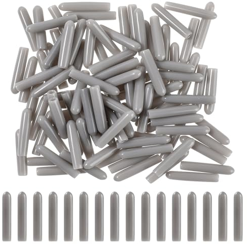 100 unidades de tapas protectoras de silicona para lavavajillas con púas, aptas para todos los modelos de lavavajillas, color gris