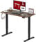 SANODESK Höhenverstellbarer Schreibtisch 120 x 60 cm Schreibtisch Höhenverstellbar Elektrisch Ergonomischer Steh-Sitz Tisch Computertisch für Heimbüro Homeoffice(braun)
