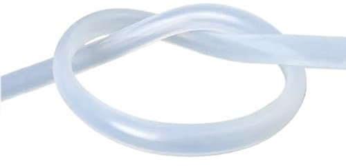 Generico 1 Metri Tubo di Silicone di Grado Alimentare, ID 3mm x OD 8mm Trasparente, per Tubo dell'Acqua per Pompa Trasferimento, Acquario e Tubo Aria