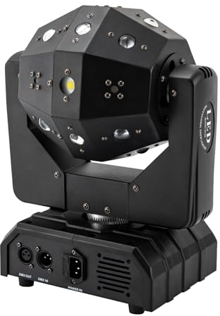 LANNADD 120w Moving Head Laser Bühnenlicht, Beweglicher Scheinwerfer Party Lights Spotlight Bühnenbeleuchtung, Led-Strahlerstrahl 16 X 3w RGBW 4in1 Led Scheinwerfer Strahlen