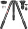 EVUMO XT9S Heavy Duty Carbon Fiber Tripod with 75mm Bowl Adapter, 65 10-Layer Carbon Fibre Camera Tripod, Professional Camera Stand for Canon Sony DSLR, Camcorder, Max Load 88lb/40kg