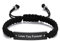 INBLUE Bracelet Personnalisé pour Homme Gravure Texte/Photo Ajustable Bracelet de Corde Tressée Fait Main pour Couple Personnalisable Bijoux Cadeau pour Saint Valentin Anniversaire - C1