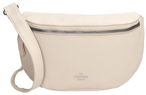 Charm London Gürteltasche Damen - Stilvolle Hüfttasche aus Leder mit Verstellbarem Gurt und Reißverschluss - Praktische Festival Tasche in Verschiedenen Farben