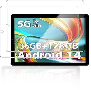 Paquete de 2 protectores de pantalla para tablet FLYCOAY de 10 pulgadas 2024, dureza 9H, antiarañazos, antihuellas, alta sensibilidad