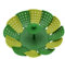 Cesta de vapor plegable, cesta de vapor de silicona, cesta de vapor de silicona, inserto de vapor, utensilios de cocina para cocinar verduras y mariscos, verde