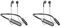 Rdjumpdjo 2X Hals-Headset, Stereo-RauschunterdrüCkung, Universelles Sport-Ohr-Headset mit Mikrofon, Kabellos, Bluetooth