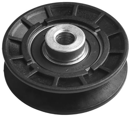 Getdoublerich Umlenkrolle 532165626 für V-ldler, Ersatz-Riemenscheibe für Rasentraktoren & Rasenmäher, kompatibel mit Keilriemensystemen, Modelle 165626 & 393312