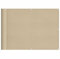 Homvdxl Balkon Sichtschutz 0,75x7m Oxford Stoff Balkonabdeckung Gartenzaun Abdeckung Wind- und UV-Schutz Wetterfest Beige
