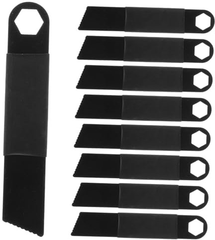 Garneck Feuerstarter Schaber 10 Stück Edelstahl Notfall Überlebenswerkzeug Camping Outdoor Feueranzünder Für Wandern Survival