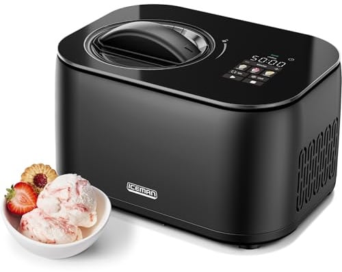 Iceman von Chefman Eismaschine mit Kompressor, 3 Voreinstellungen