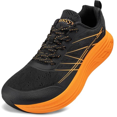 Geococcyx Zapatillas Running Hombre Puntera Ancha 39-46 EU | Zapatos de Deportivas, Correr, Transpirables, Amortiguación, Sneaker
