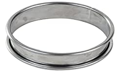 Gobel 834943 Cercle à Tarte Haut Inox Bords roulés 16 cm