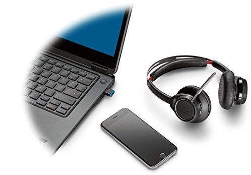Plantronics 202652-03 - Auriculares de diadema abiertos con micrófono, 20.8 x 18.5 x 5.8 cm
