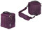 Navitech Purple Protective Portable Projector Carrying Case and Travel Bag for The GooDee Full Color 130 Portable LED Home Theater Projector