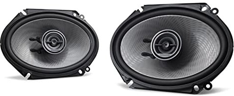 Kenwood KFC-D681C - Sistema de altavoces dinámico de 2 vías, 360 W de potencia máxima, 6 x 8