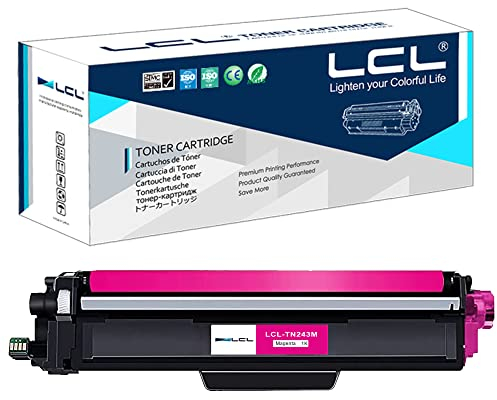 LCL Kompatibel Tonerkartusche TN243 TN-243 TN243M TN-243M (1Magenta) Ersatz für Brother HL-L3210CW HL-L3230CDW HL-L3270CDW MFC-L3710CDW MFC-L3750CDW MFC-L3770CDW MFC-L3730CDW DCP-L3510CDW DCP-L3550CDW