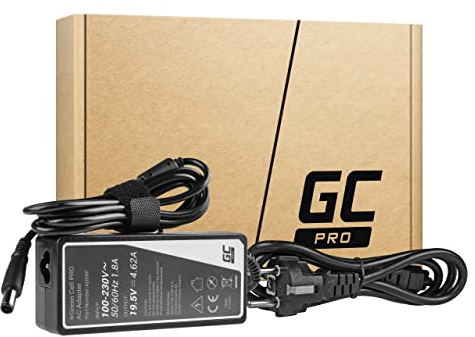 GC PRO Power Supply for Dell Inspiron 15R N5010 N5110 Latitude E6410 E6420 E6430 E6510 E6520 E6530 Laptop Charger with Power Cable (19.5V 4.62A 90W)