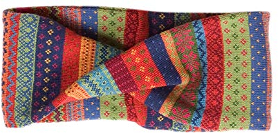Invero, Merino Stirnband Tara, 100% Wolle (Knall-bunt)