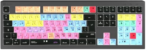 Logickeyboard Avid Pro Tools Astra2 BL engl. Mac Tastatur