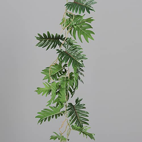 Seidenblumen Roß Monstera-Ranke 120cm DP Kunstpflanzen künstliche Pflanzen Ranken Girlande
