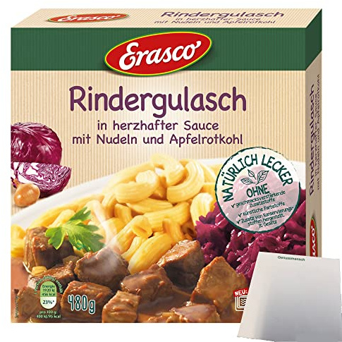 Erasco Menü Rindergulasch (480g Packung) + usy Block
