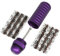 Peaty's Kit de réparation pour pneus de vélo tubeless Bouchon Mixte, Violet, Taille Unique