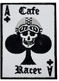 Parche de carreras, parche de corredor, parche de motociclista, parche bordado para planchar o coser en ropa, etc. 7 x 5,5 cm