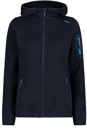 CMP - Giacca Donna Cappuccio Fisso, B.Blue-Giada, S