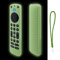 KNOXS Silicone Alexa Voice Remote Pro Case, Anti Slip, Shockproof, Dustproof for Fire TV Streaming Media Players, Glow Green