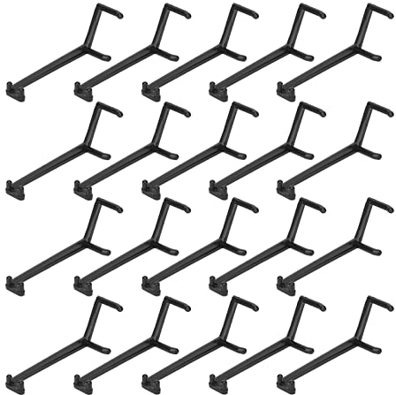 Yosoo Health Gear 20 Pcs Épandeur D'arbres Fruitiers, Épandeurs de Tronc de Branche de bonsaï en Plastique Outil de Modélisation Épandeur de Membres Noir pour Les Branches D'angles D'entrejambe à