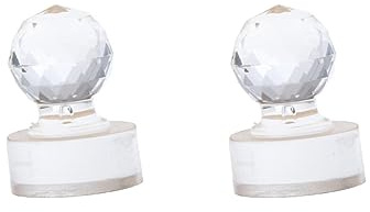 2 Set Puder Pressstempel DIY Foundation Rouge Stempel für Make-up 3x2 cm transparent