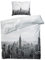 MOBEITI New York Bettwäsche 135x200, Stadt Wendebettwäsche, Weiche Kuschelige Mikrofaser Bettbezug Set 2teilig, 1 Kissenbezug 80x80, mit Reißverschluss