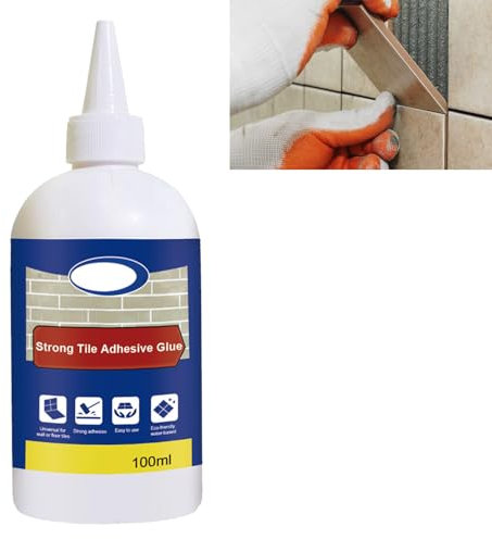 Magic Ceramic Tile Repair Agent - Strong Adhesive and Grout Kit for Indoor and Outdoor Use - 100ML Tile Reviver