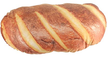 DIKACA Plüschtier Brot Kawaii Zimmer dekorativ für Couch für die Couch Dekokissen Brotkissen Persönlichkeit Kopfkissen langes 3D Plüsch Sofakissen