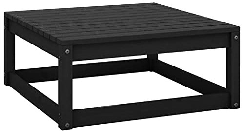 glasplatte Tisch,küchentisch klein,Tisch mit 4 stühlen Set,Gartenhocker 70x70x30 cm Schwarz Massivholz Kieferdining Table Set 4 Chairs,bistrosets,Patio Tisch und stühle Set,