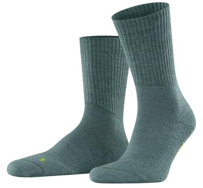 FALKE Unisex Walkie Light U So Wool Plain 1 Pair Socks, Green Fjord 7475, 9.5-10.5