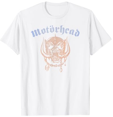 Motörhead – Distressed Warpig Watercolor White T-Shirt